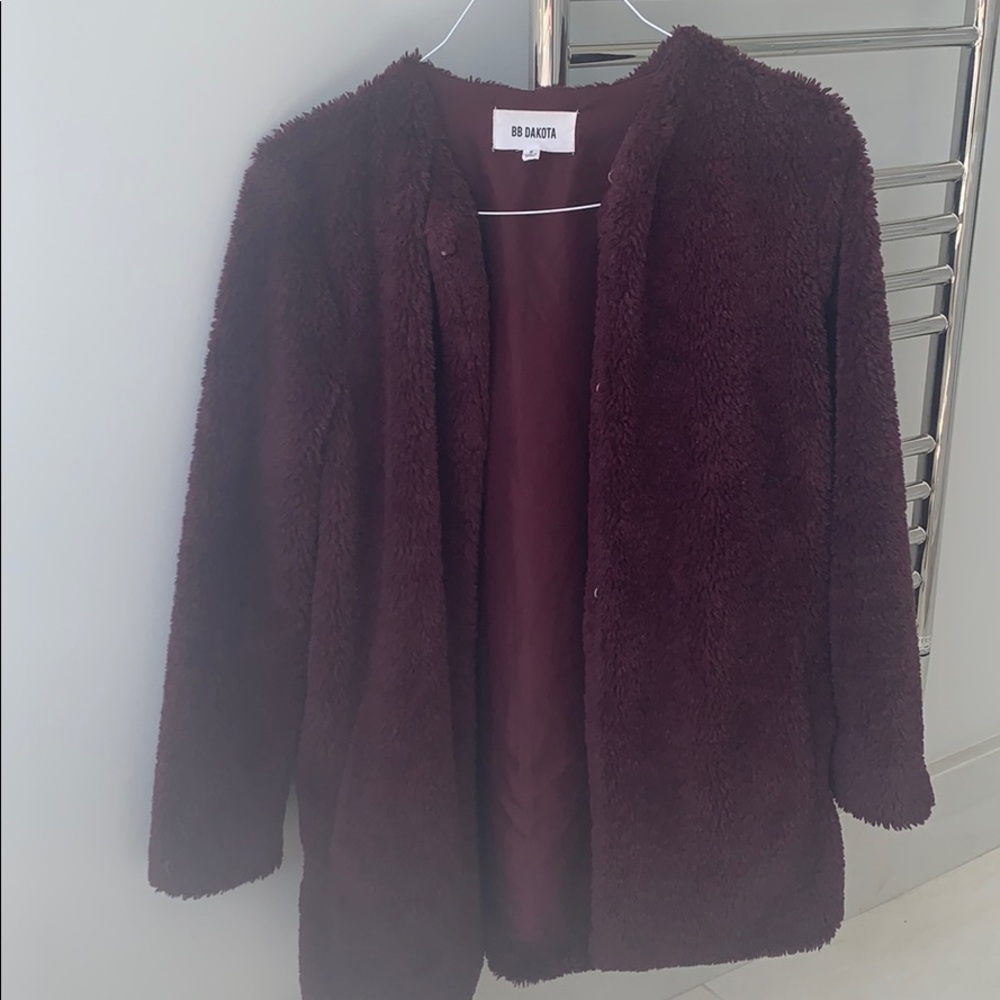 Bb Dakota purple coat